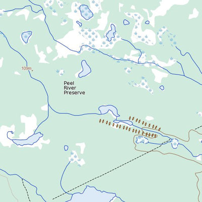 Natural Resources Canada Unnamed, NT (106K12 Toporama) digital map
