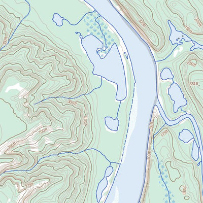 Natural Resources Canada Unnamed, NT (106M02 Toporama) digital map