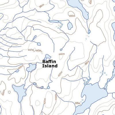 Natural Resources Canada Unnamed, NU (025M08 Toporama) digital map