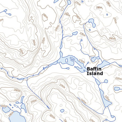 Natural Resources Canada Unnamed, NU (025N16 Toporama) digital map