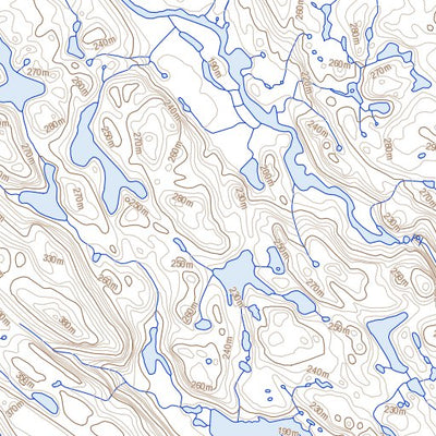 Natural Resources Canada Unnamed, NU (025N16 Toporama) digital map