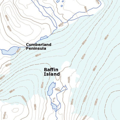 Natural Resources Canada Unnamed, NU (026O14 Toporama) digital map