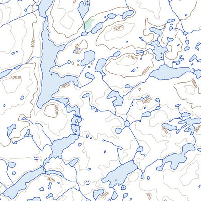 Natural Resources Canada Unnamed, NU (056B07 Toporama) digital map
