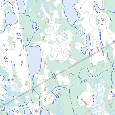 Natural Resources Canada Unnamed, NU (066M13 Toporama) digital map