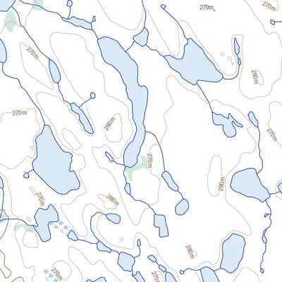 Natural Resources Canada Unnamed, NU (076H16 Toporama) digital map