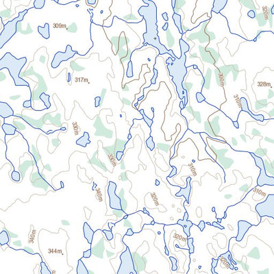 Natural Resources Canada Unnamed, NU (076J08 Toporama) digital map