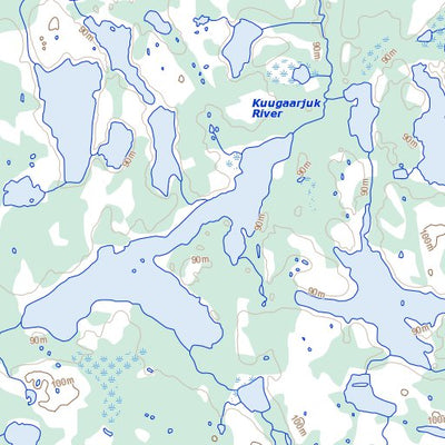 Natural Resources Canada Unnamed, NU (076P13 Toporama) digital map