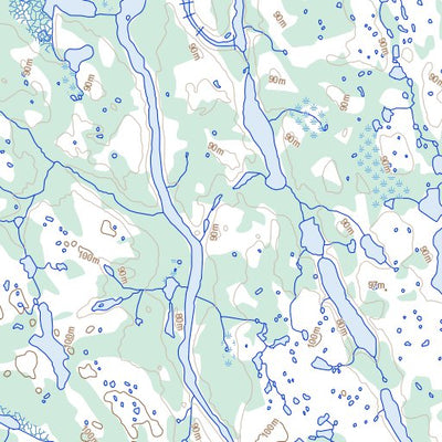 Natural Resources Canada Unnamed, NU (076P13 Toporama) digital map