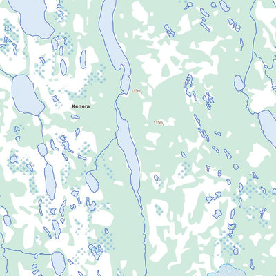 Natural Resources Canada Unnamed, ON (043F13 Toporama) digital map