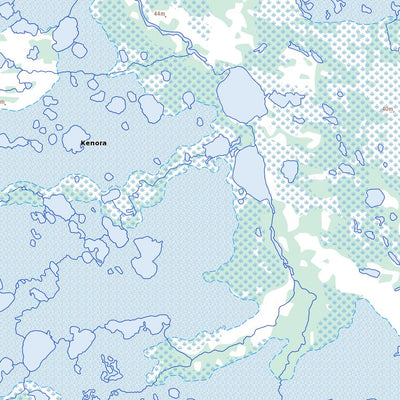 Natural Resources Canada Unnamed, ON (043J13 Toporama) digital map