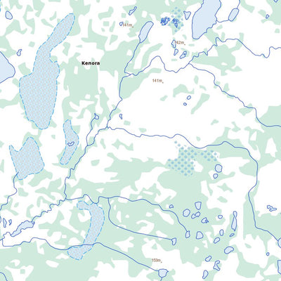 Natural Resources Canada Unnamed, ON (043K01 Toporama) digital map