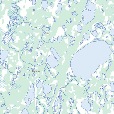Natural Resources Canada Unnamed, ON (043K11 Toporama) digital map