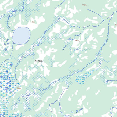 Natural Resources Canada Unnamed, ON (053I10 Toporama) digital map