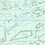 Natural Resources Canada Unnamed, QC (032N13 CanMatrix) digital map