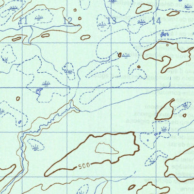 Natural Resources Canada Unnamed, QC (032N13 CanMatrix) digital map