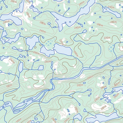 Natural Resources Canada Unnamed, QC (034B05 Toporama) digital map
