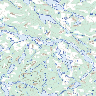 Natural Resources Canada Unnamed, QC (034B06 Toporama) digital map