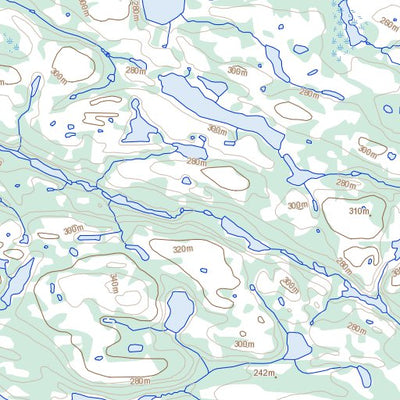 Natural Resources Canada Unnamed, QC (034B11 Toporama) digital map