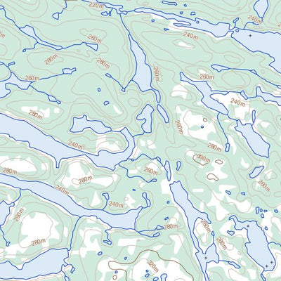 Natural Resources Canada Unnamed, QC (034B11 Toporama) digital map