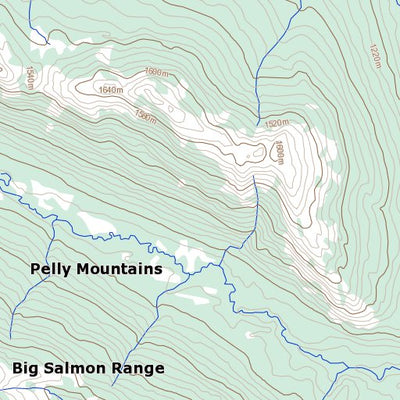 Natural Resources Canada Unnamed, YT (105F05 Toporama) digital map