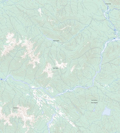 Natural Resources Canada Unnamed, YT (105N07 Toporama) digital map