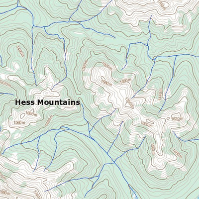 Natural Resources Canada Unnamed, YT (105O03 Toporama) digital map