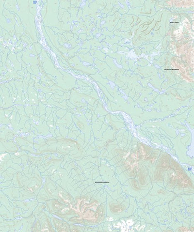Natural Resources Canada Unnamed, YT (106E07 Toporama) digital map