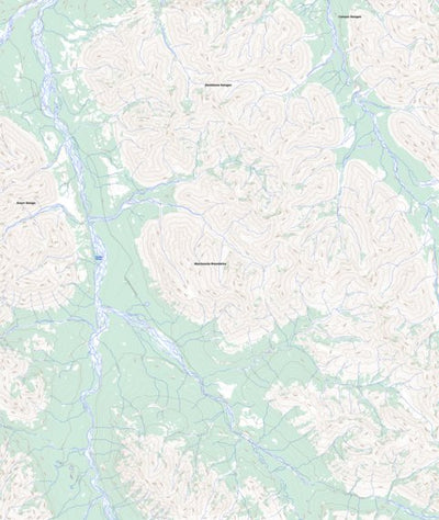 Natural Resources Canada Unnamed, YT (106F06 Toporama) digital map