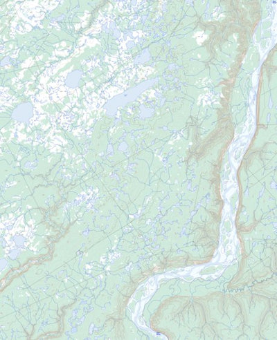 Natural Resources Canada Unnamed, YT (106L01 Toporama) digital map