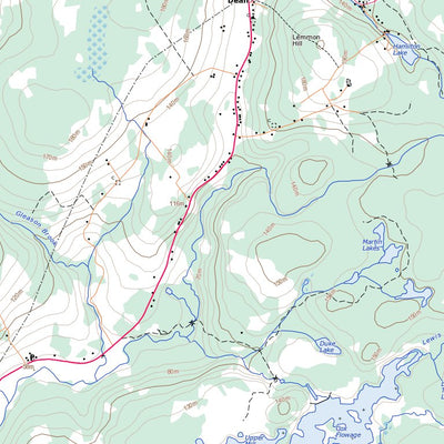 Natural Resources Canada Upper Musquodoboit, NS (011E02 Toporama) digital map