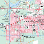 Natural Resources Canada Val-D'Or, QC (032C04 CanMatrix) digital map