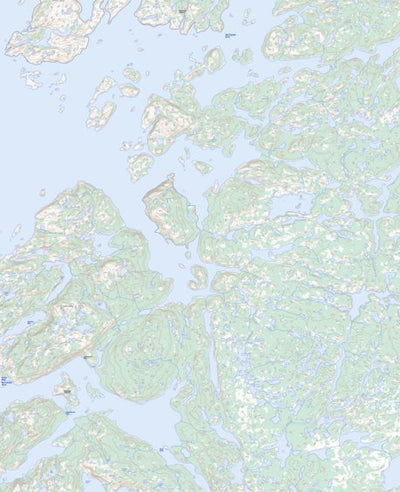 Natural Resources Canada Vance Peninsula (086K04 Toporama) digital map