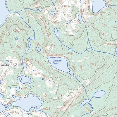 Natural Resources Canada Vance Peninsula (086K04 Toporama) digital map