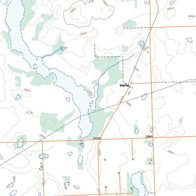 Natural Resources Canada Verlo, SK (072K07 Toporama) digital map