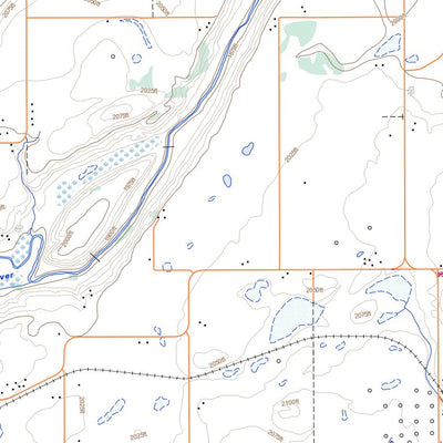 Natural Resources Canada Vermilion, AB (073E07 Toporama) digital map