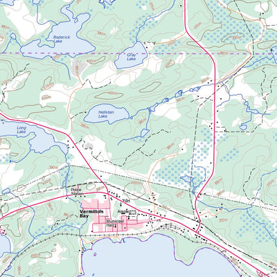Natural Resources Canada Vermilion Bay, ON (052F14 Toporama) digital map