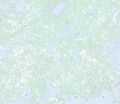 Natural Resources Canada Vermilyea Lake, MB (053L10 Toporama) digital map