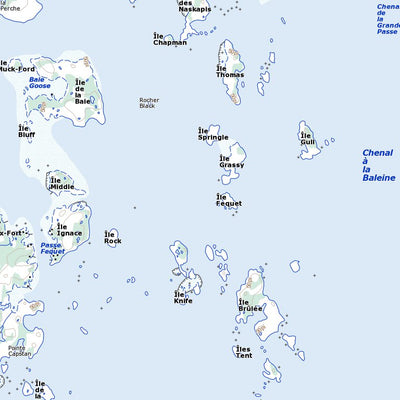 Natural Resources Canada Vieux-Fort, QC (012P05 Toporama) digital map