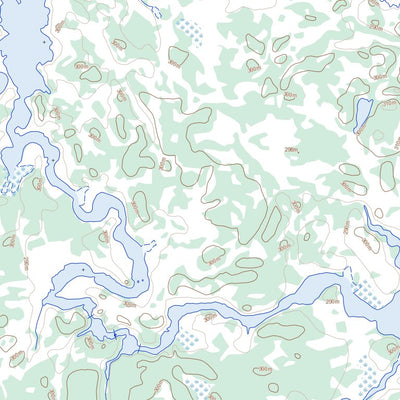 Natural Resources Canada Viking Lake, MB (052M13 Toporama) digital map