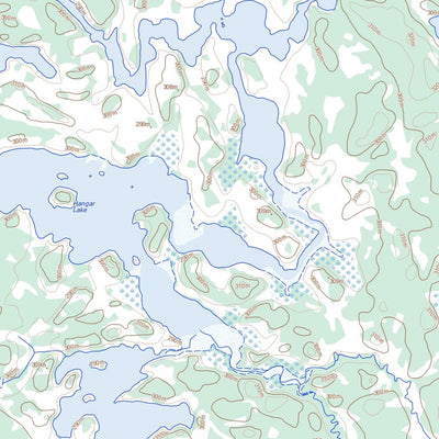 Natural Resources Canada Viking Lake, MB (052M13 Toporama) digital map