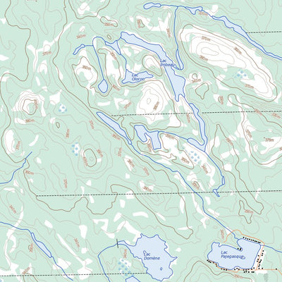 Natural Resources Canada Villebois, QC (032E03 Toporama) digital map