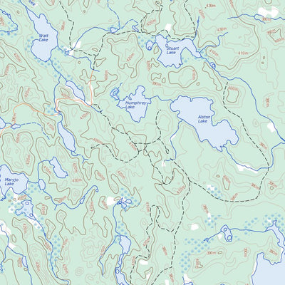 Natural Resources Canada Wabigoon, ON (052F10 Toporama) digital map