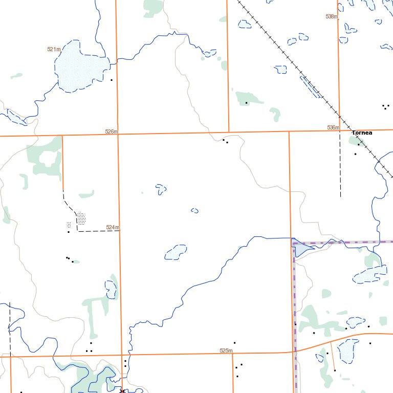 Wadena Map Wadena, SK (062M13 Toporama) Map by Natural Resources Canada | Avenza Maps