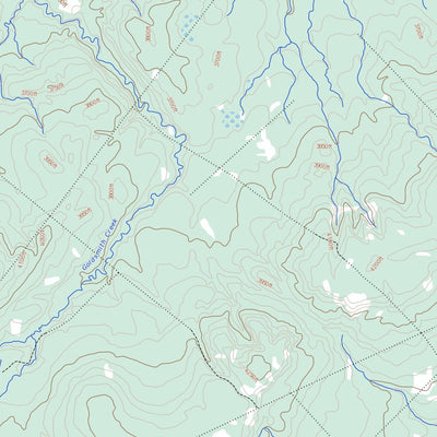Natural Resources Canada Wallace Mountain, AB (083J13 Toporama) digital map