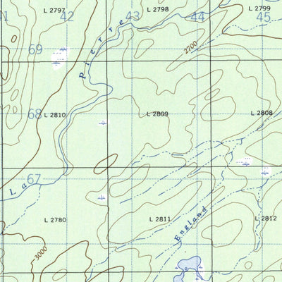 Natural Resources Canada Wansa Creek West, BC (093G16_W CanMatrix) digital map