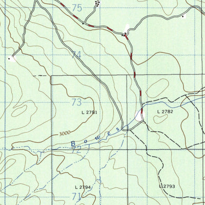 Natural Resources Canada Wansa Creek West, BC (093G16_W CanMatrix) digital map
