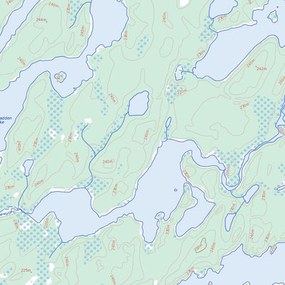 Natural Resources Canada Wapikopa Lake, ON (053A16 Toporama) digital map