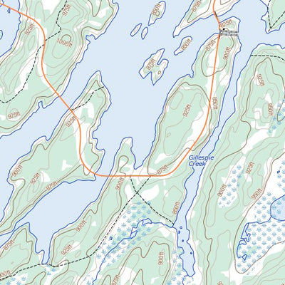 Natural Resources Canada Wapisu Lake, MB (063O14 Toporama) digital map