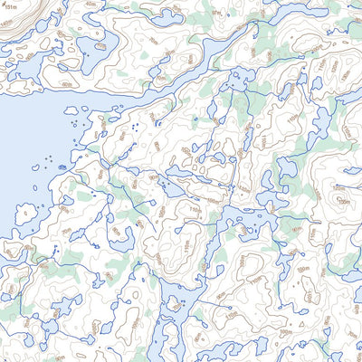 Natural Resources Canada Warrender Bay, NU (077A06 Toporama) digital map