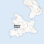Natural Resources Canada Waters Island (044P02 Toporama) digital map